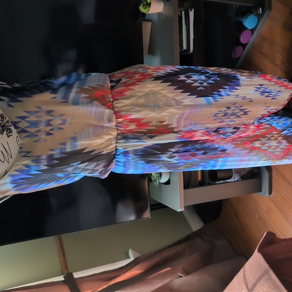 Colorful Geometric Pattern Jumpsuit